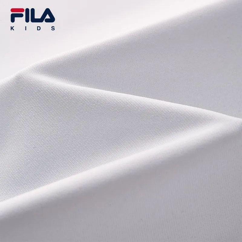 (130-170cm) FILA KIDS ART IN SPORTS PERFORMANCE TENNIS Boy's Short Sleeve T-shirt in White