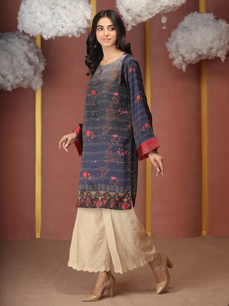 1pc - Basic Silk Casual Pret- (SP-00001)