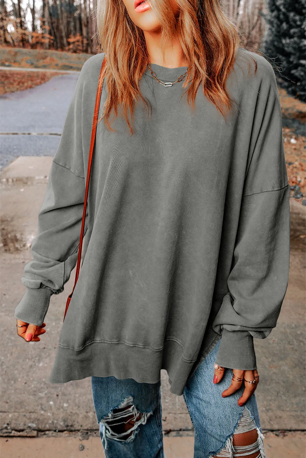 5 Cozy Drop Shoulder Sweatshirts ( S - 2X)