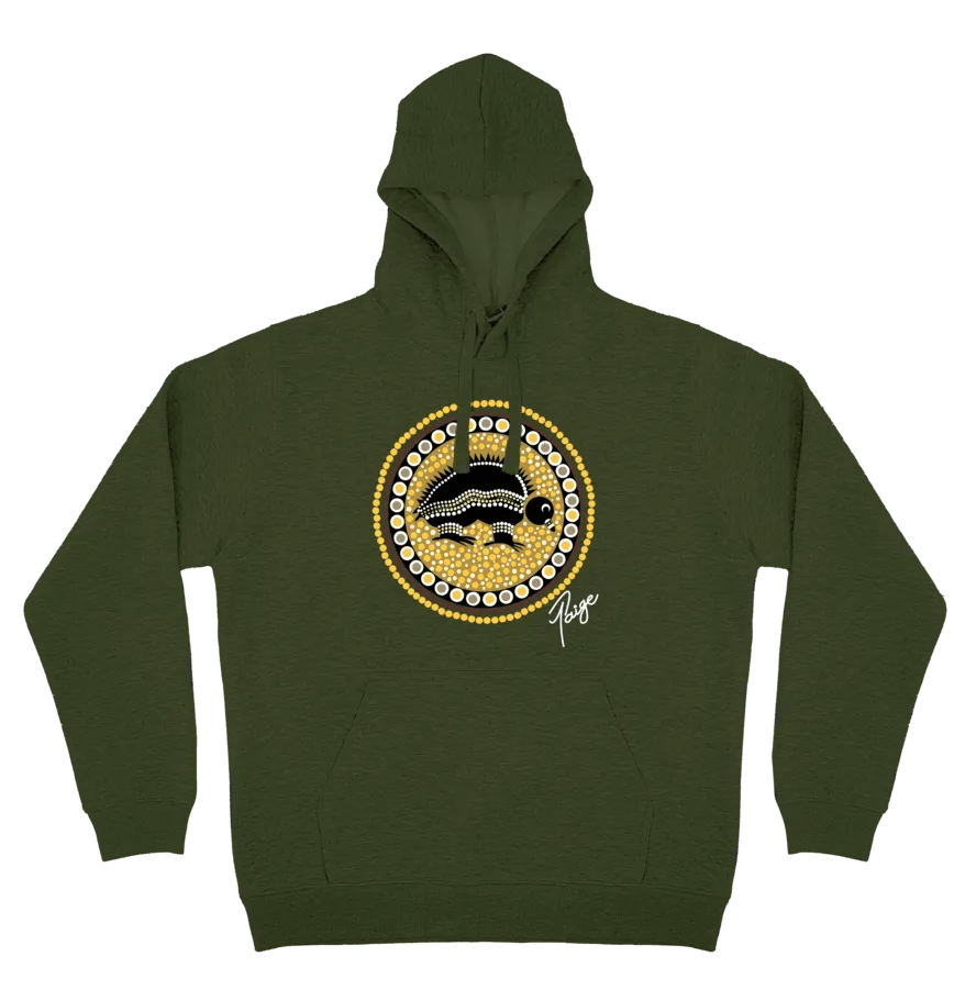 Adults Cozy Hoodie - Bush Tucker Hunting By Tanita Paige