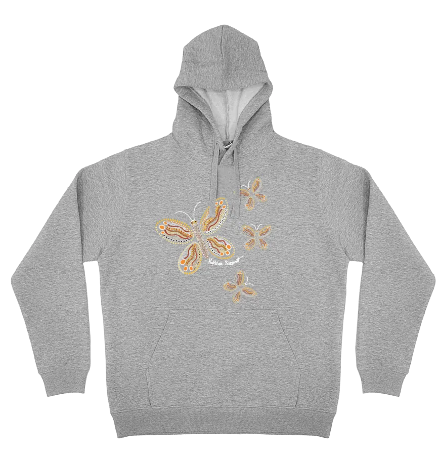 Adults Cozy Hoodie - Butterflies By Kathleen Buzzacott