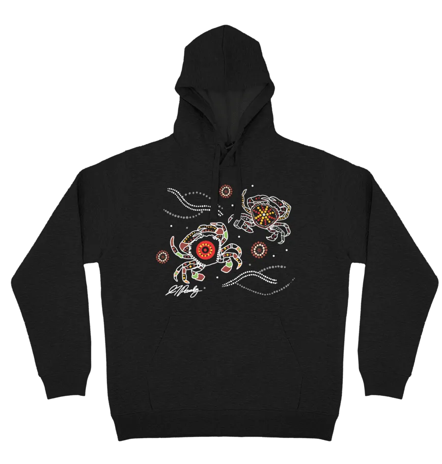 Adults Cozy Hoodie - Crabs By Alisha Pawley