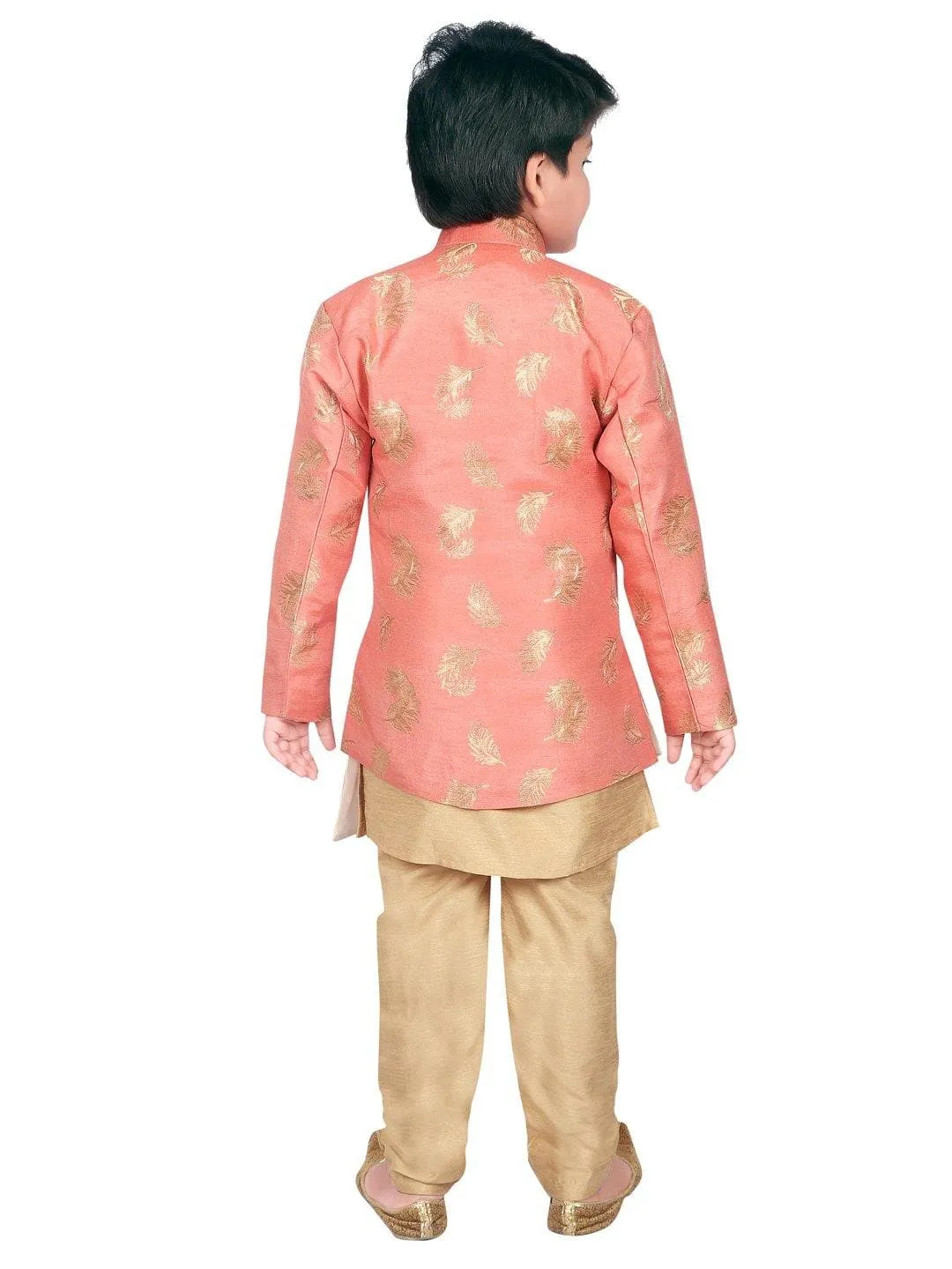 Ahhaaaa Ethnic Wear Sherwani Kurta and Pyjama Set For Boys