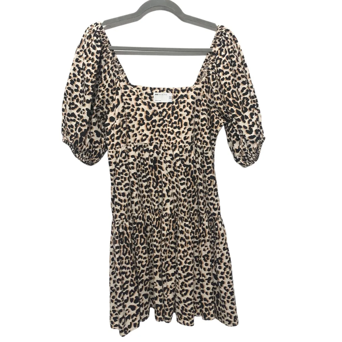 Animal Print Dress Casual Short Asos, Size 6