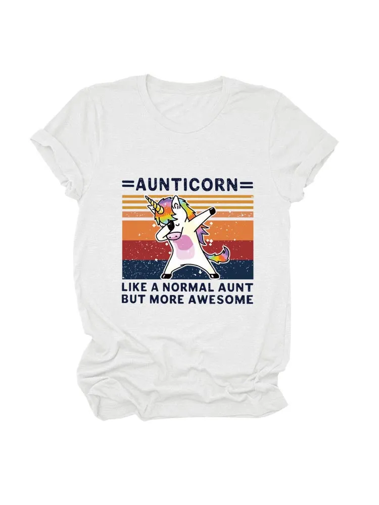 Aunticorn Casual Tee