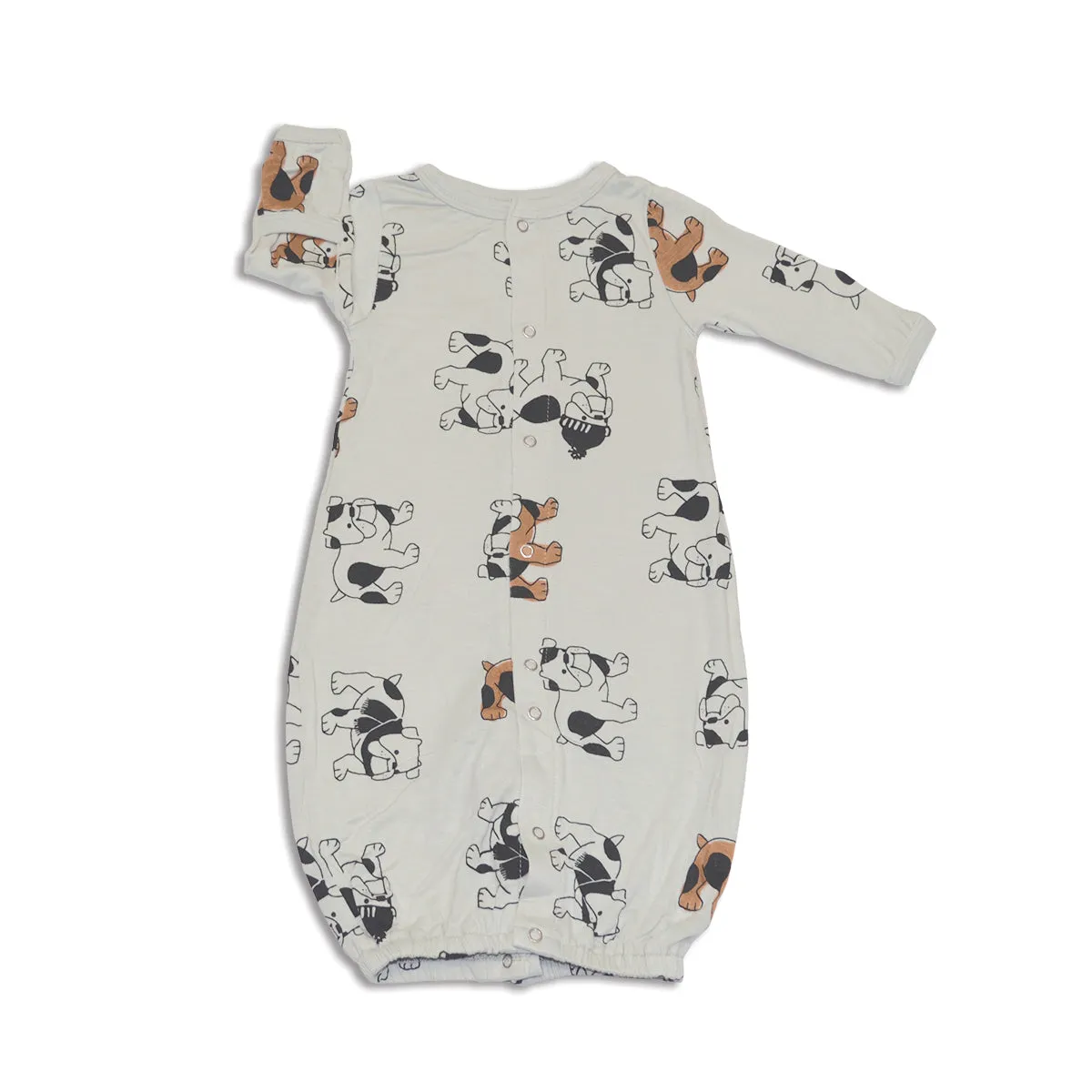 Bamboo Converter Gown (Cozy Bulldog Print)