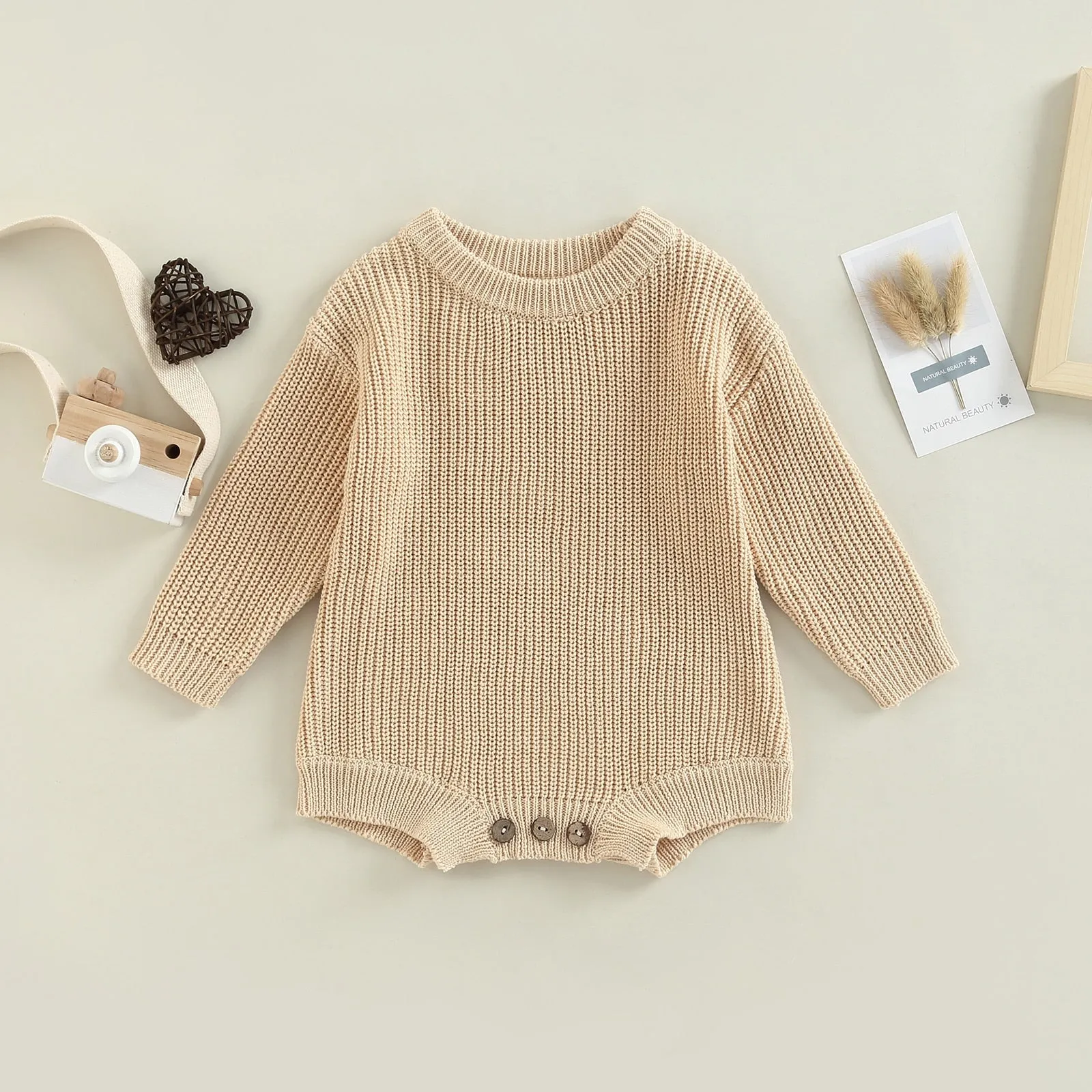 BIG COZY Knitted Romper