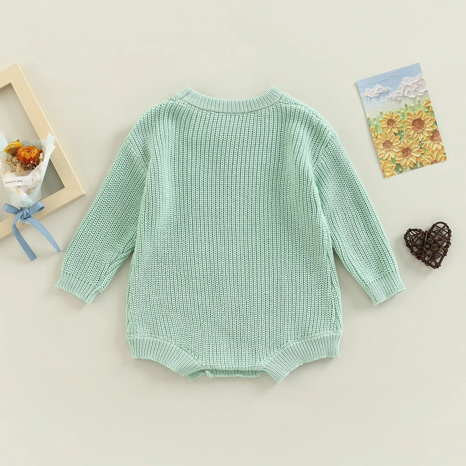 BIG COZY Knitted Romper