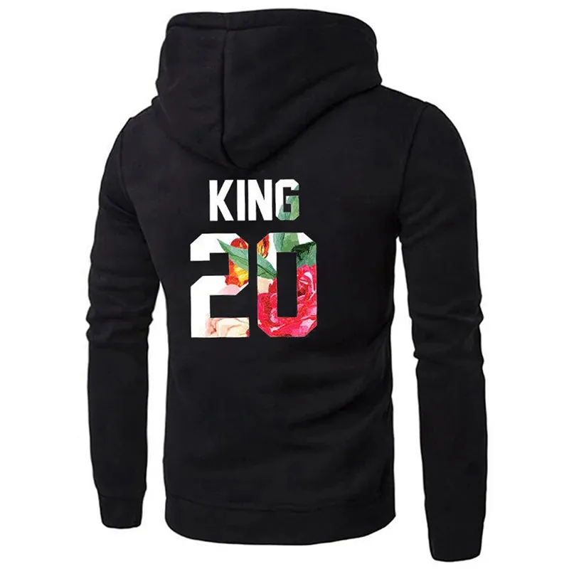 Boyfriend Girlfriend Casual QUEEN KING Pullover Hoodies