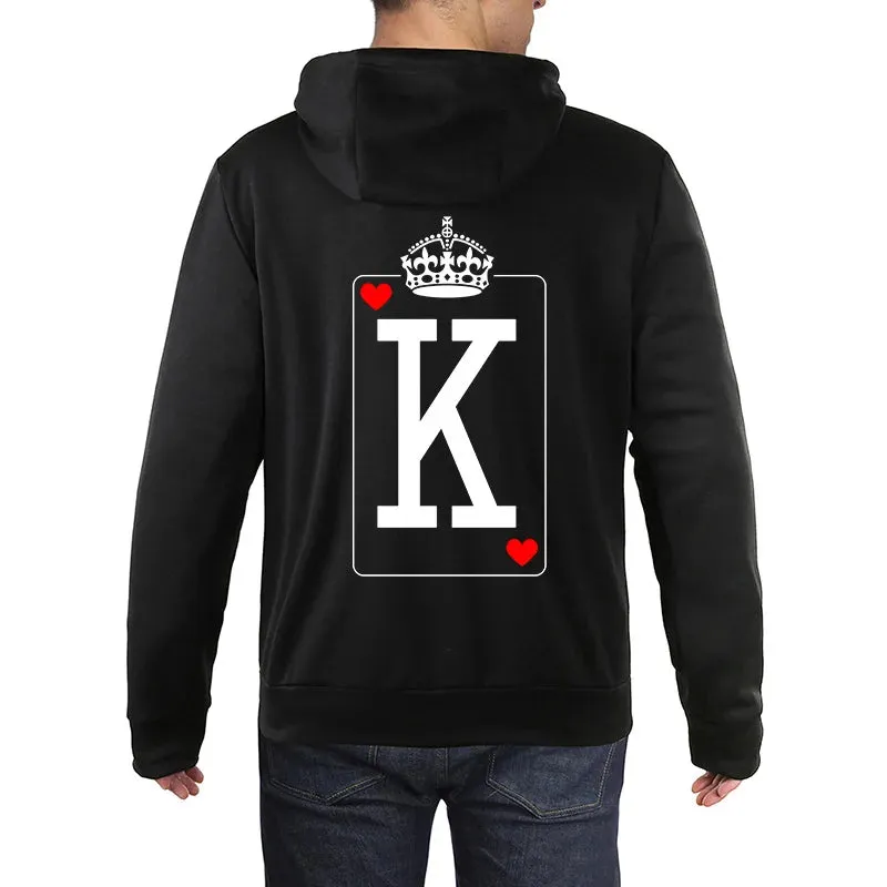 Boyfriend Girlfriend Casual QUEEN KING Pullover Hoodies