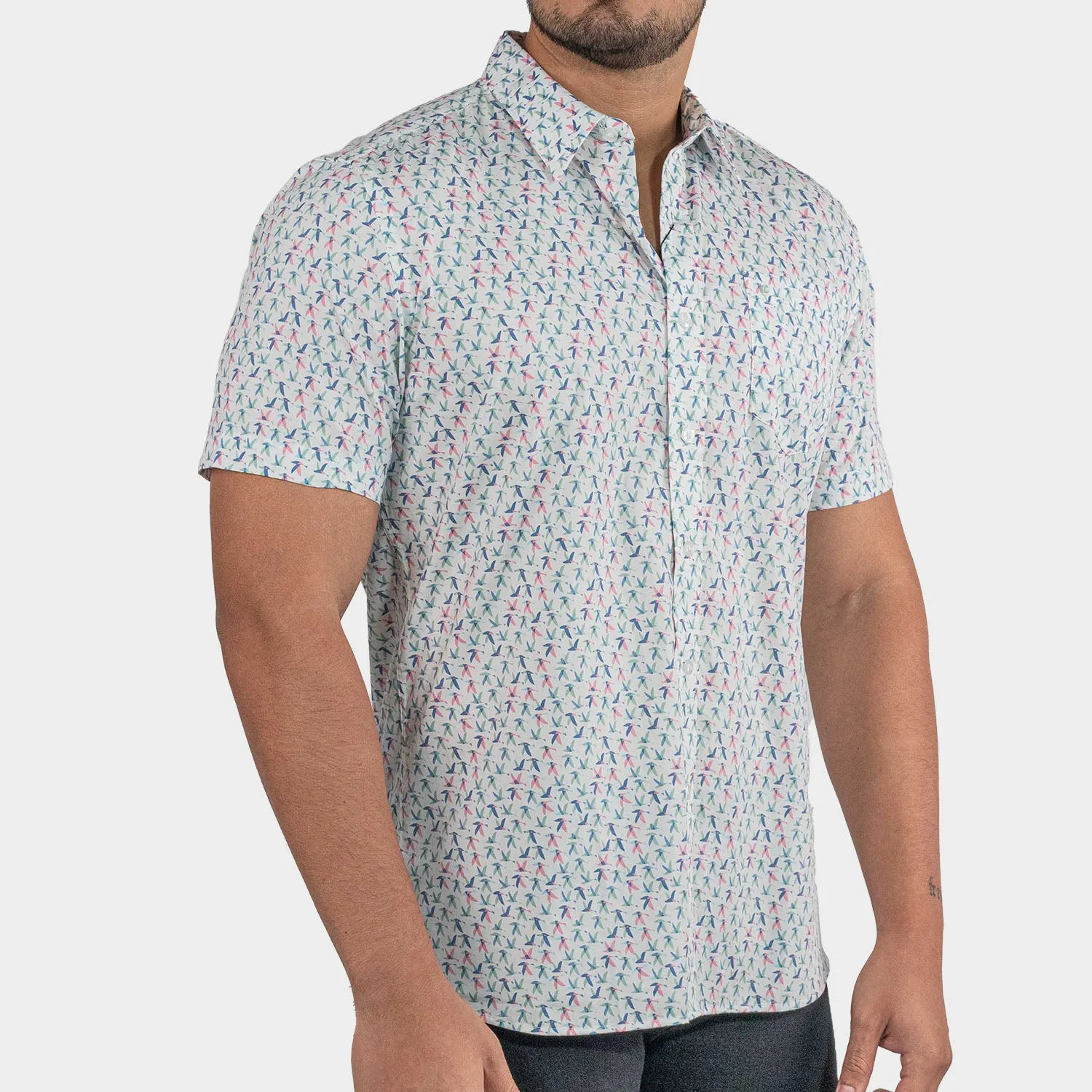 Camisa Casual Manga Larga Para Hombre