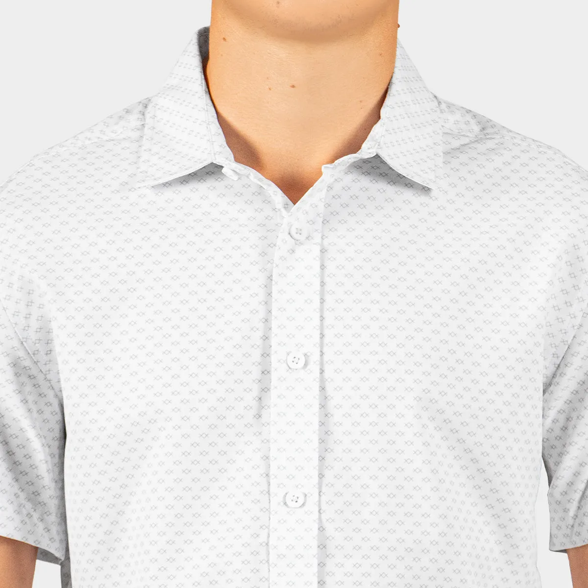 Camisa Casual Para Hombre Manga Corta