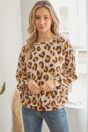 Casual Leopard Print Long Sleeve