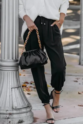 Casual Simplicity Solid Frenulum Jumpsuits