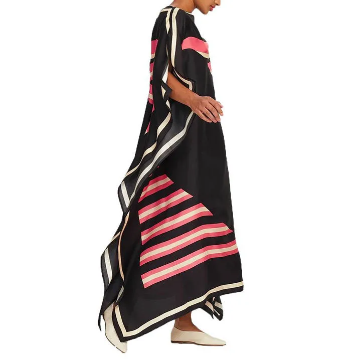 Casual Wear Striped Pattern Kaftan KAF0011