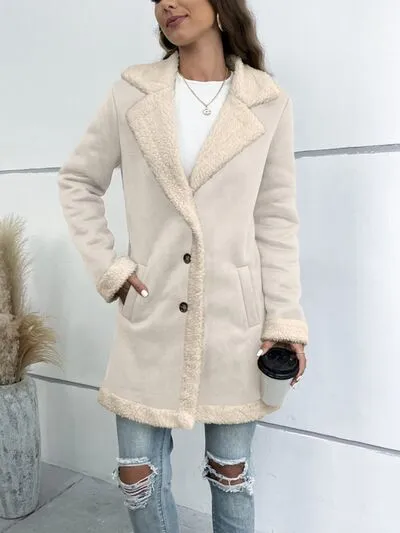 Chic Cozy Button Up Lapel Collar Coat - 3 Colors