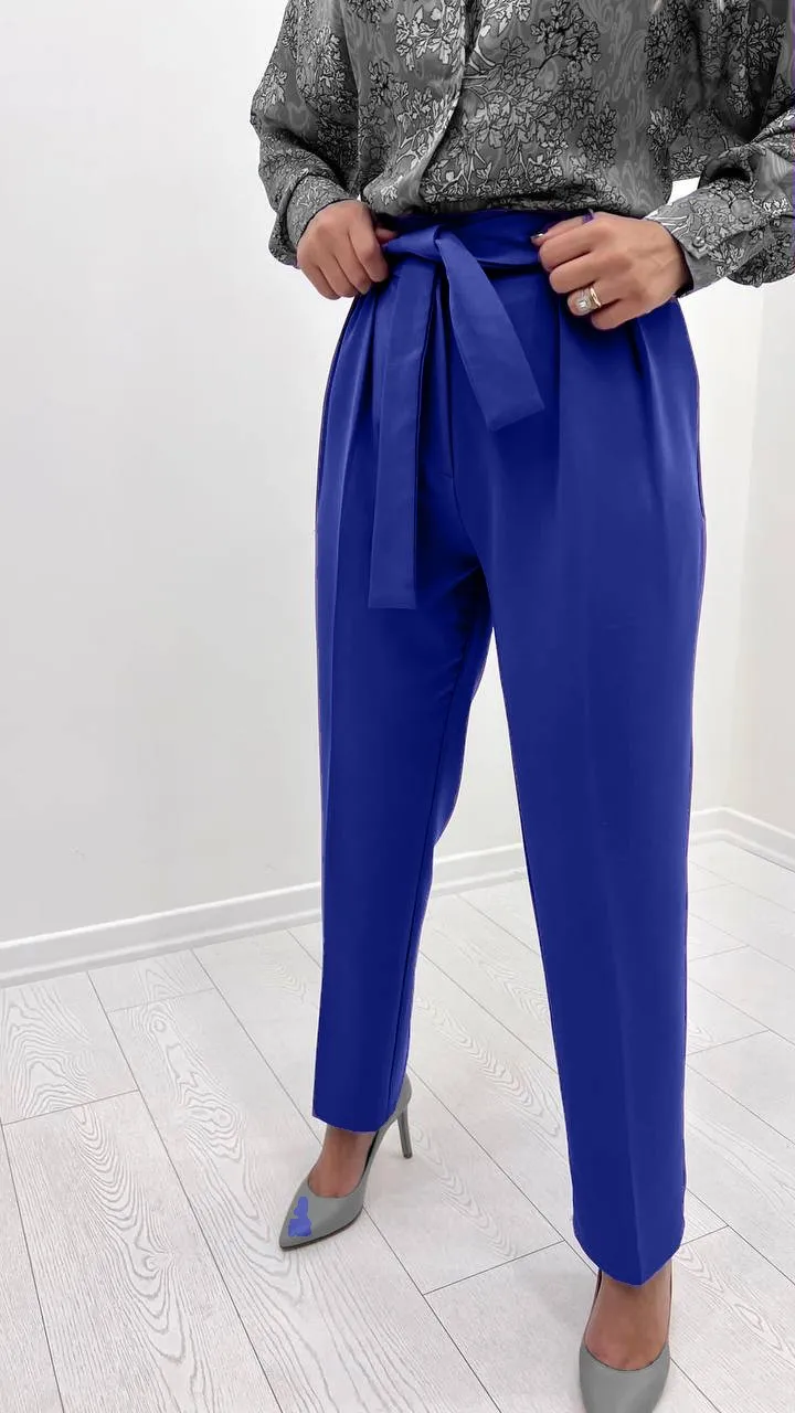 Classic Pants with Belt