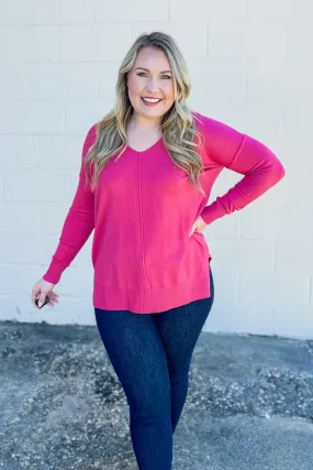 Cozy Charm Top, Rose