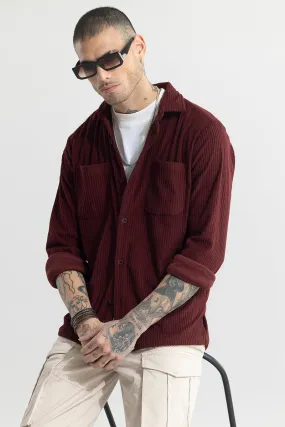 Cozy Cord Maroon Shirt