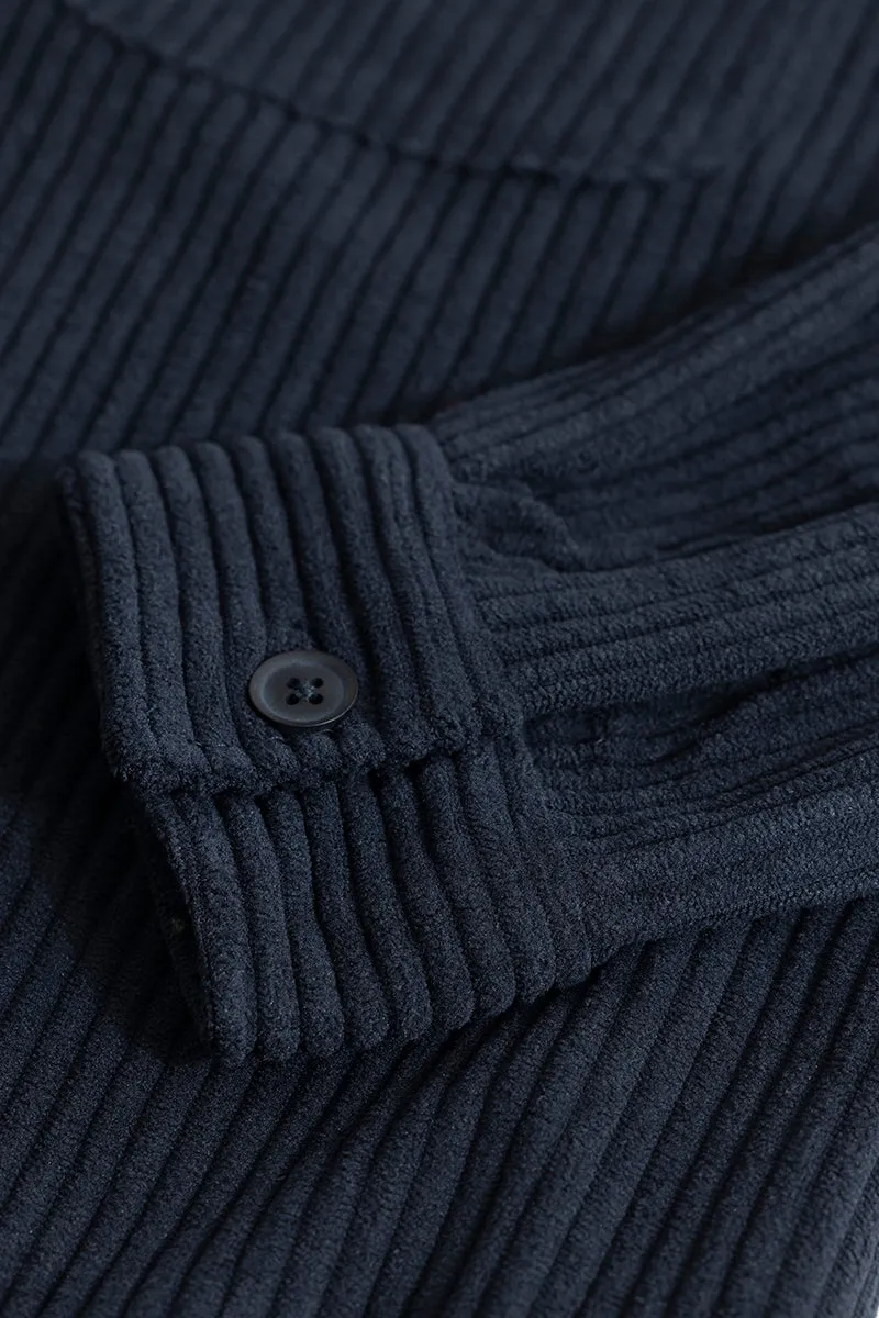 Cozy Cord Navy Shirt