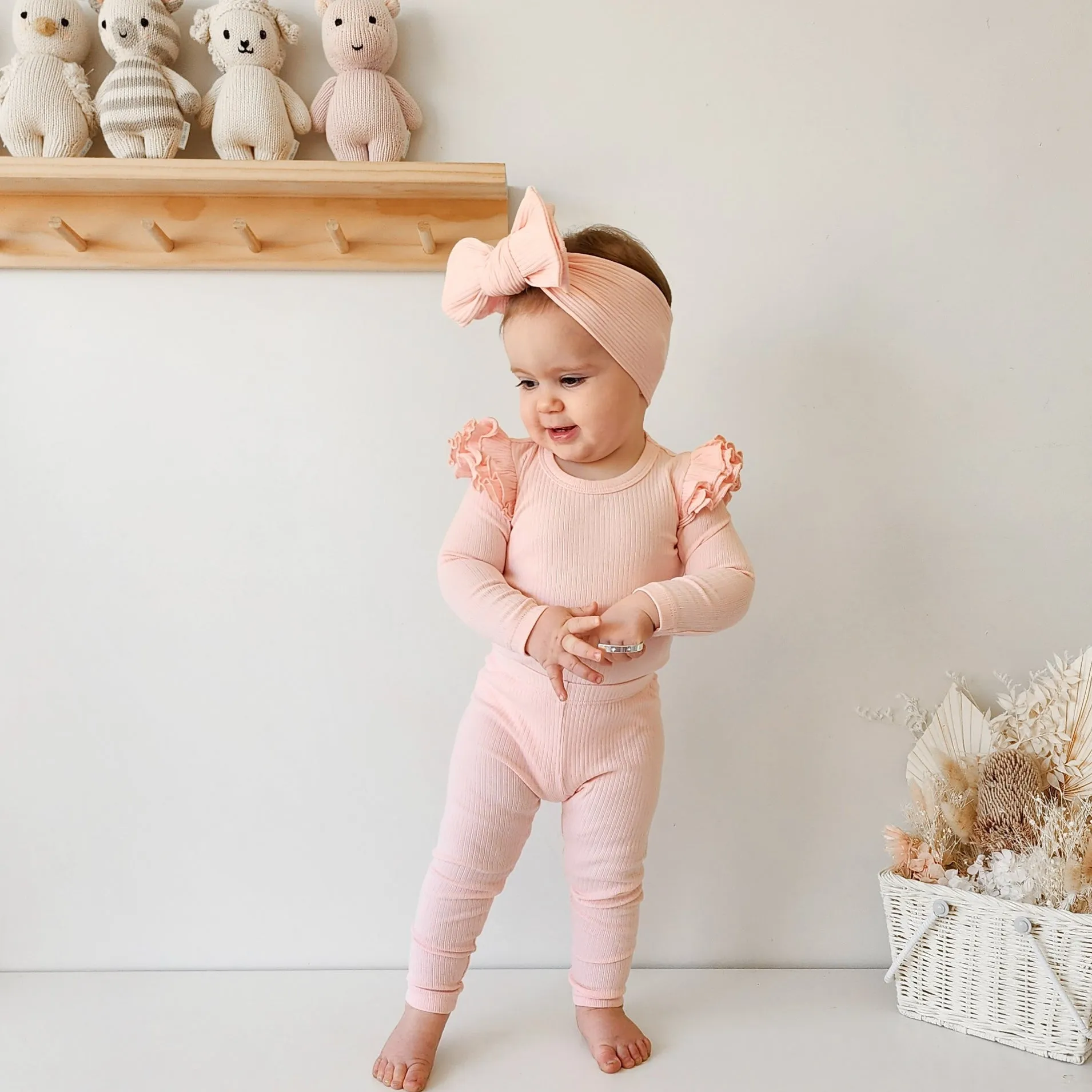 Cozy Leggings - Peach Dust