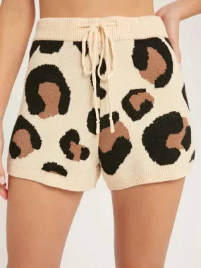 Cozy Leopard Shorts