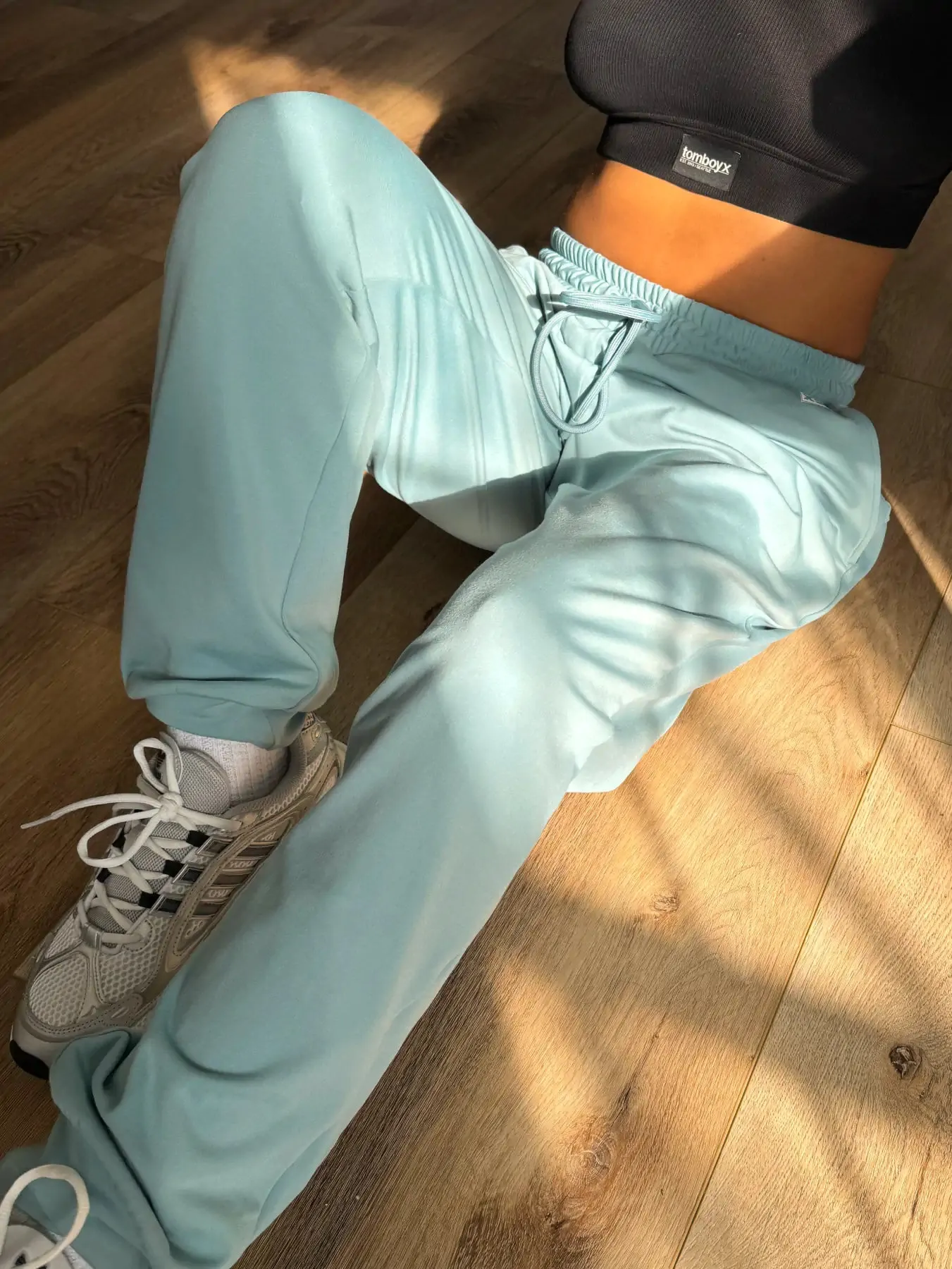 Cozy Luxe Fitted Jogger - Blue Moon