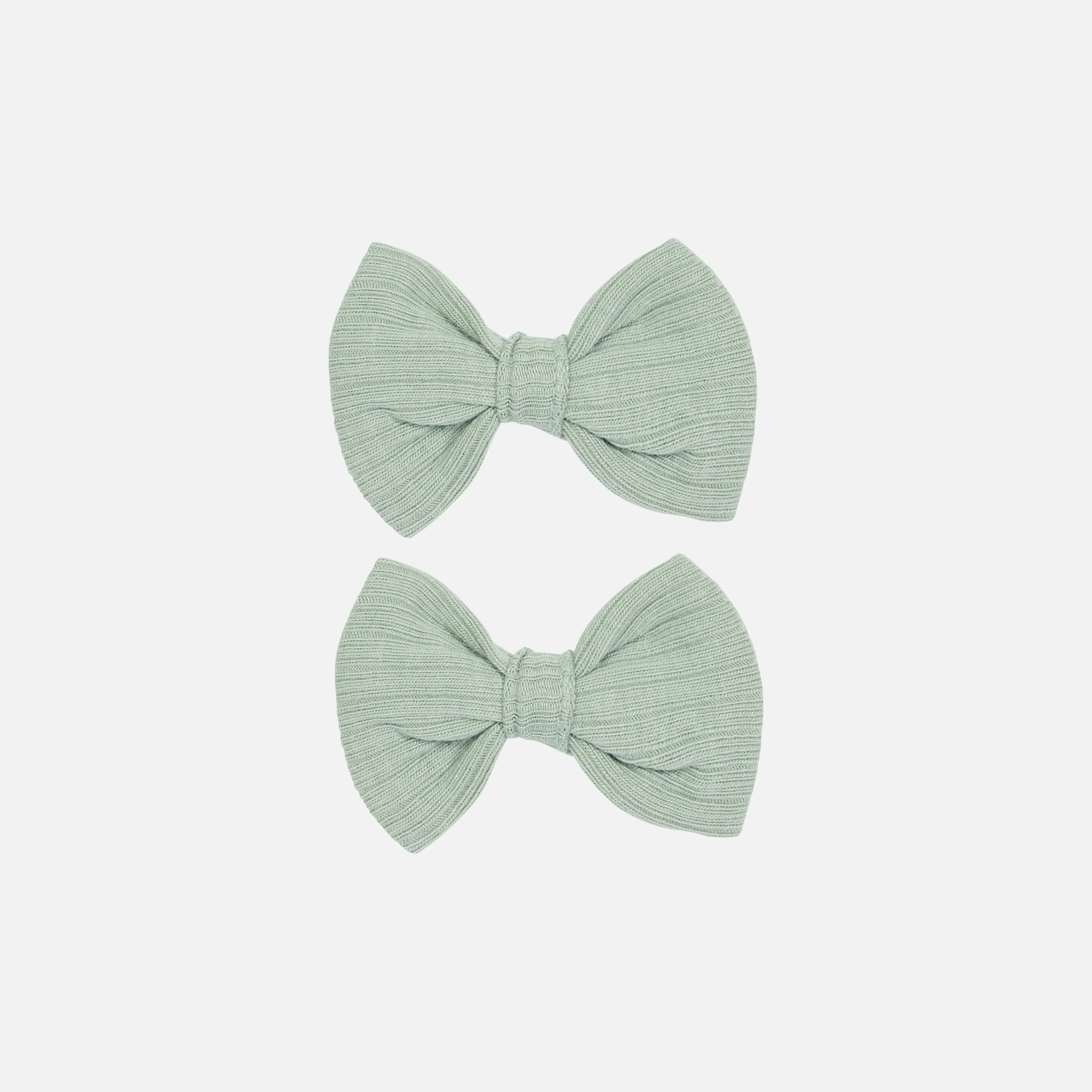 Cozy Mini Bows - Basil