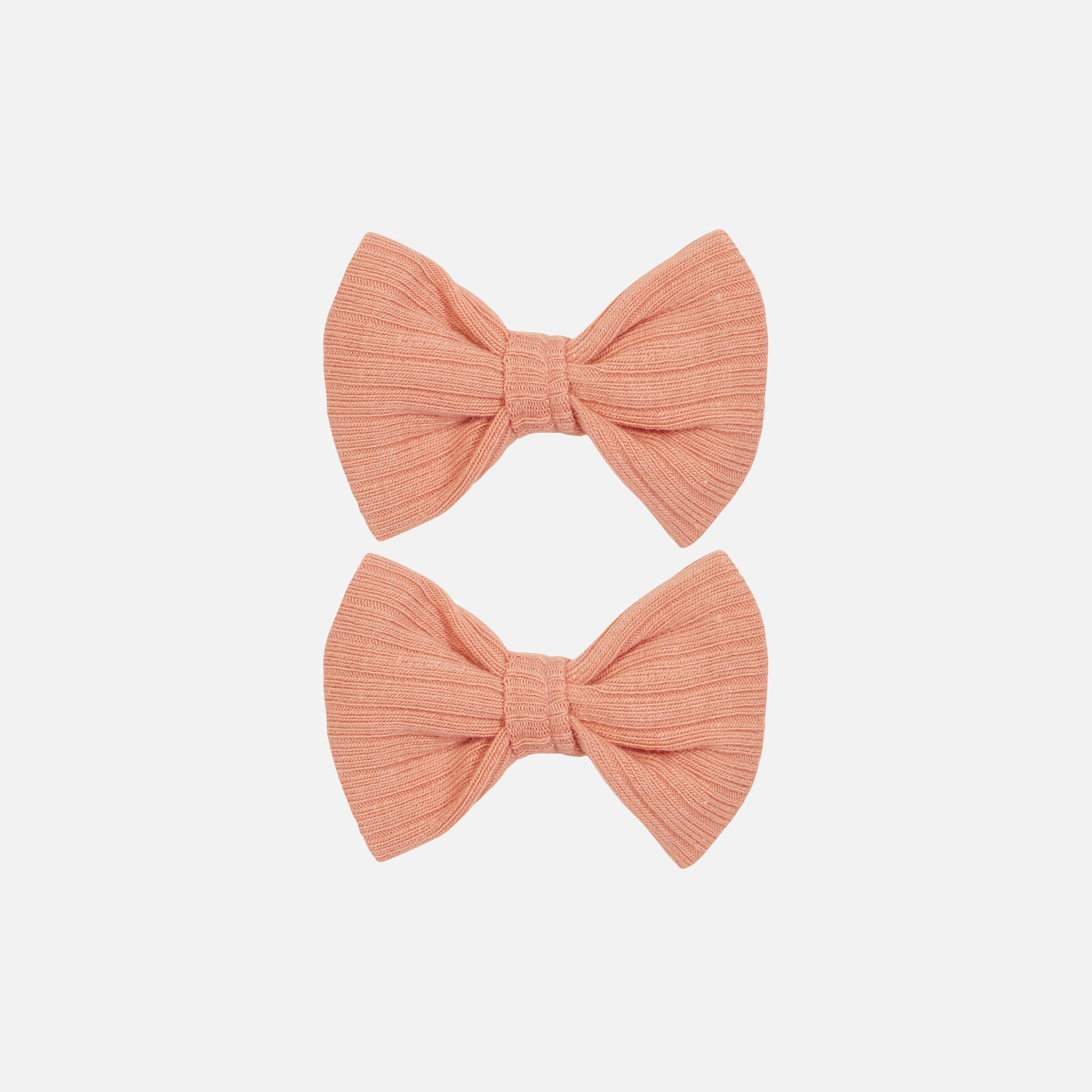 Cozy Mini Bows - Peach Parfait