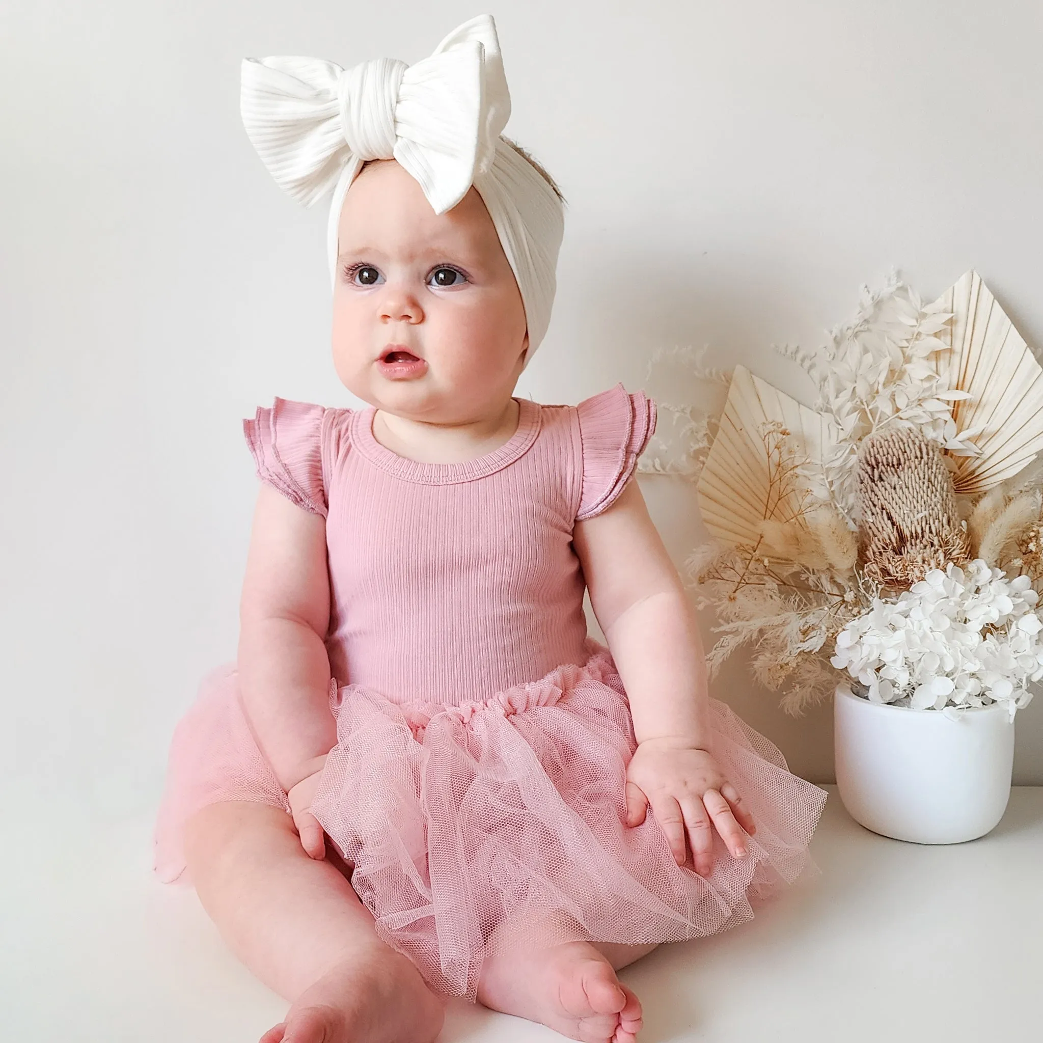 Cozy Summer Tutu Dress - Rosewater