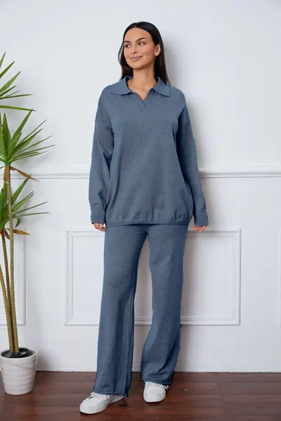 Cozy Sweater Pants Outfit (5 Colors)