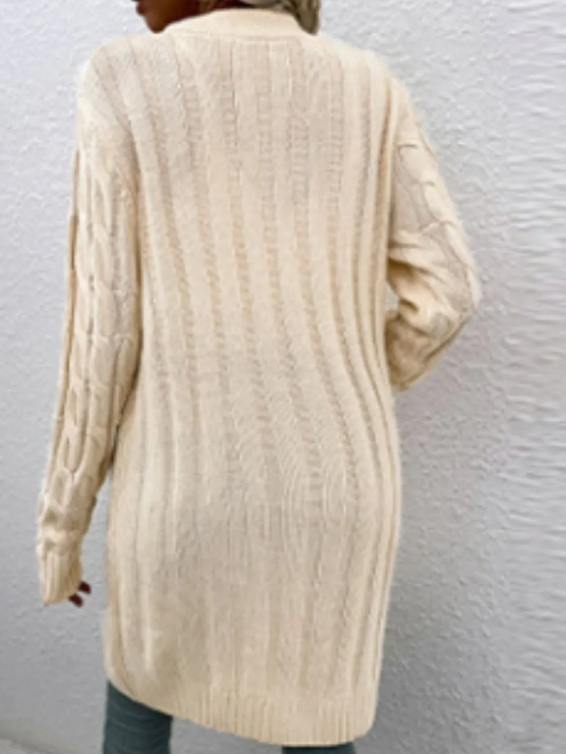 Cozy Up with Cable Knit Cardigan