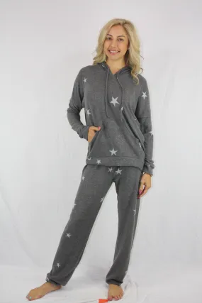 Dark Grey Star Casual Comfort