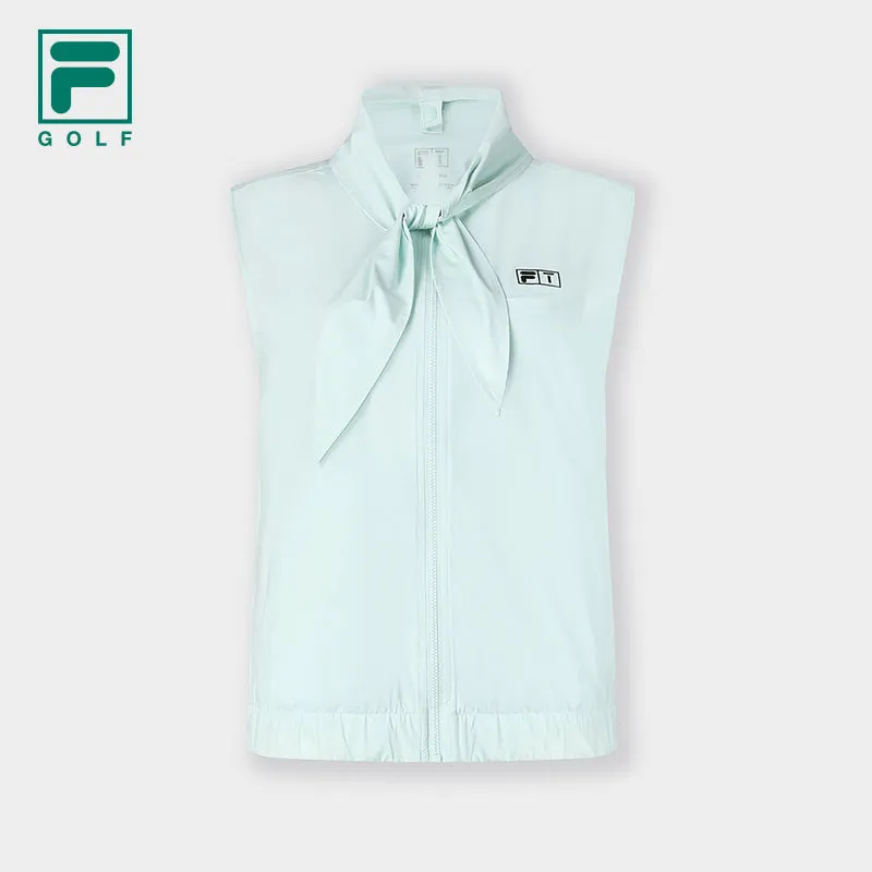 FILA CORE ATHLETICS GOLF Womens Woven Vest in Light Green