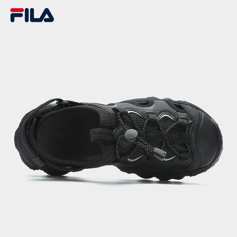 FILA CORE FLUID 5 FASHION ORIGINALE Women's Sandals (Black / White-Green)