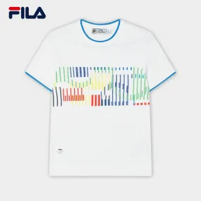 FILA CORE LIFESTYLE HERITAGE Women Knit Top (White)