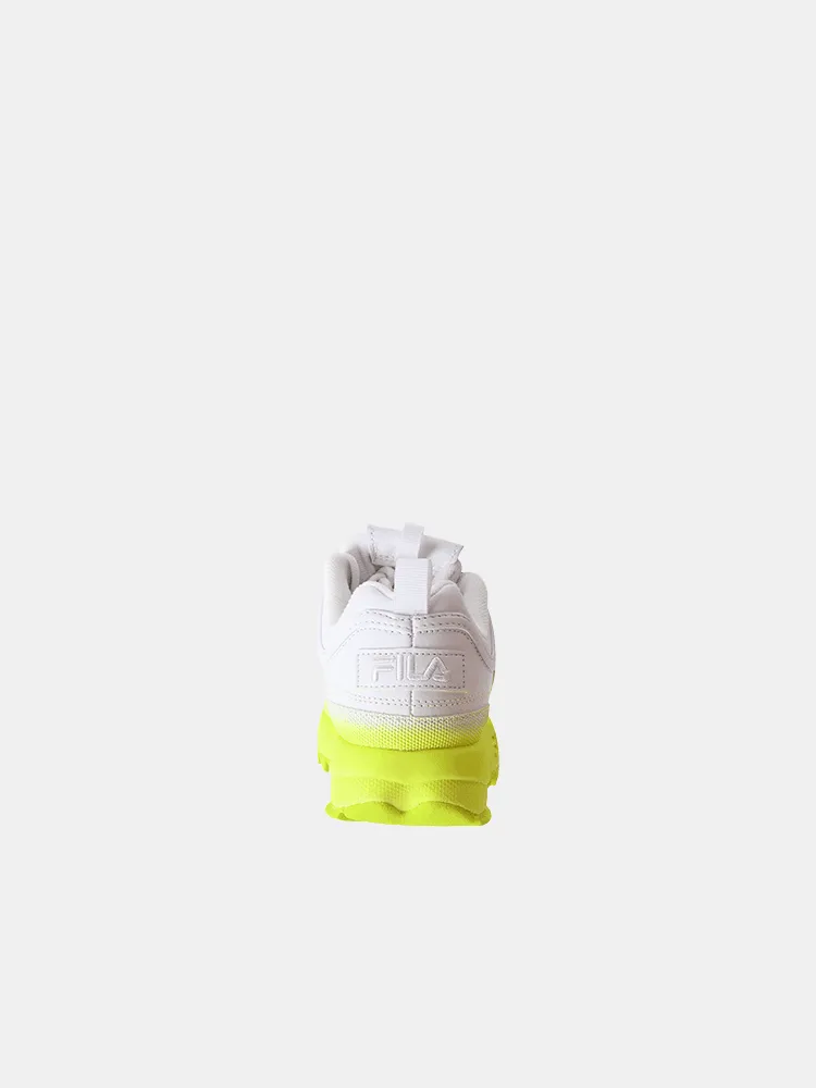 Fila Disruptor II Brights - White / Safety Yellow