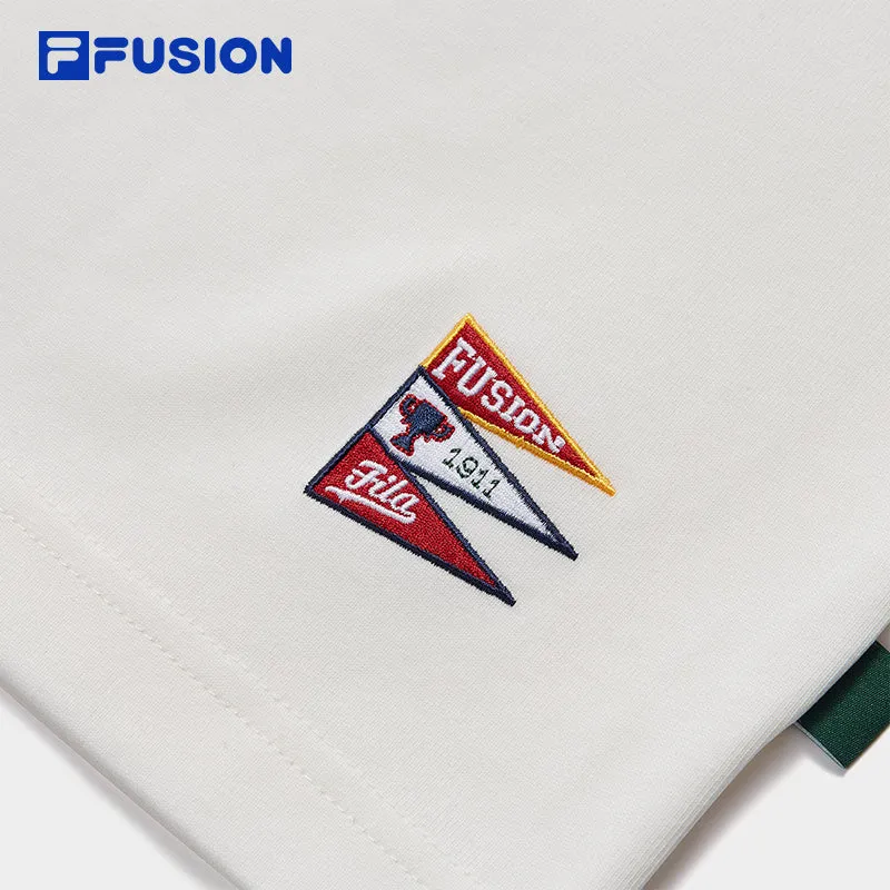 FILA FUSION INLINE CULTURE 1 Unisex Short Sleeve T-shirt (White)