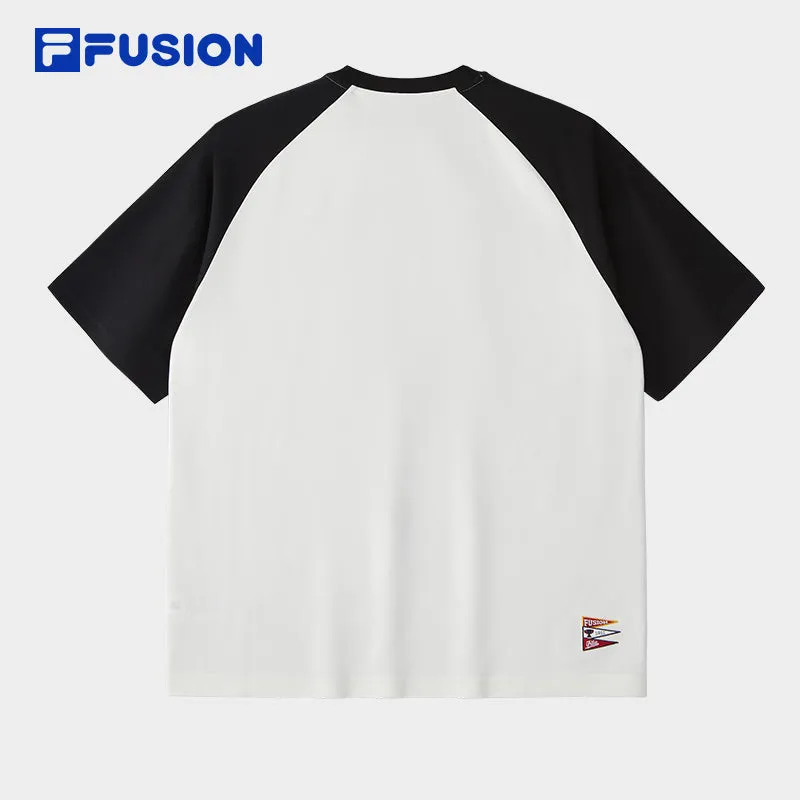 FILA FUSION INLINE CULTURE 1 Unisex Short Sleeve T-shirt (White)