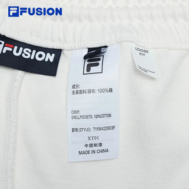 FILA FUSION INLINE CULTURE Women Knitted Shorts in White