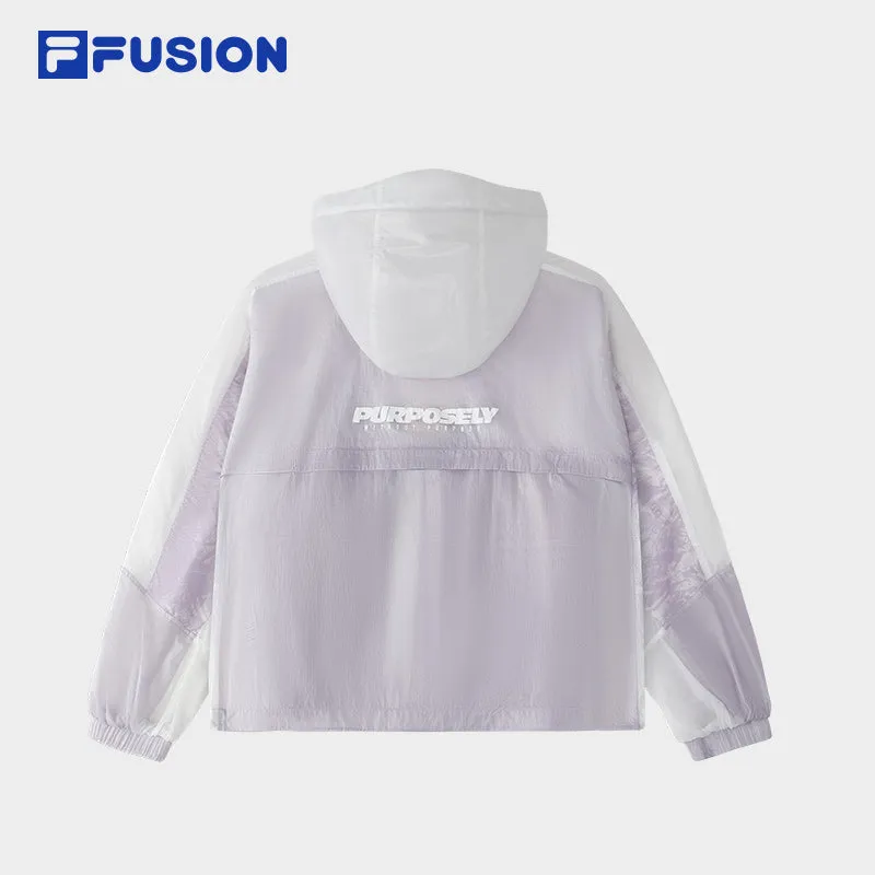 FILA FUSION INLINE URBAN TECH Women Sun-protection Jacket UPF50  (Violet)