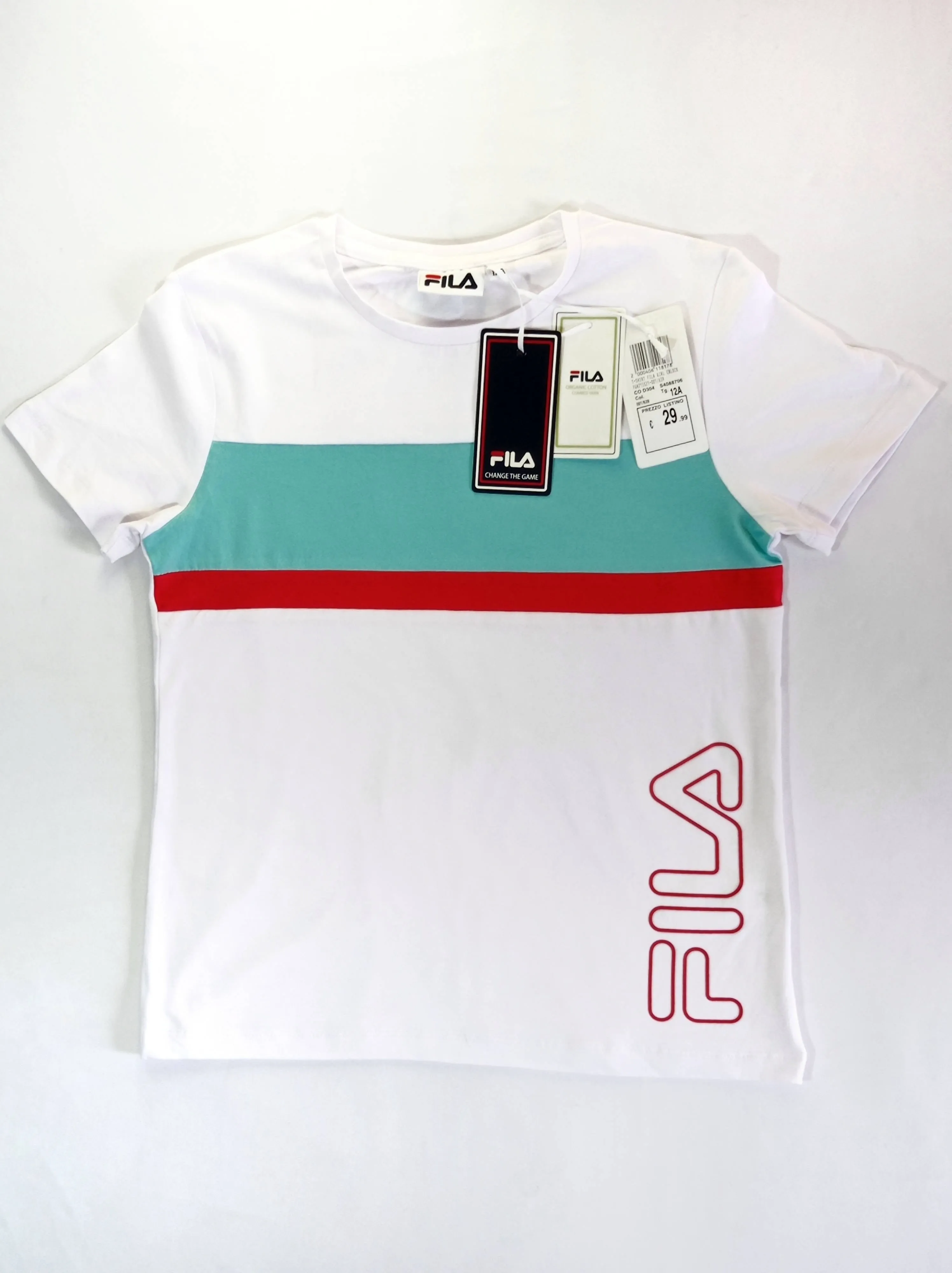 Fila logo T.shirt For ladies- white of Mint