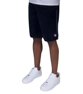 Fila Mens Cristaudo Velour Short Black