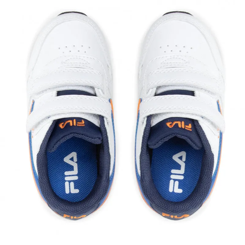 Fila Orbit Velcro Infants Bianco Arancio Blu