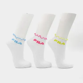 Fila Unisex Racheal Ankle Sock White/Multi _ 173707 _ White