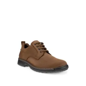 Fusion Plain Toe Brown Dress Casual Shoe