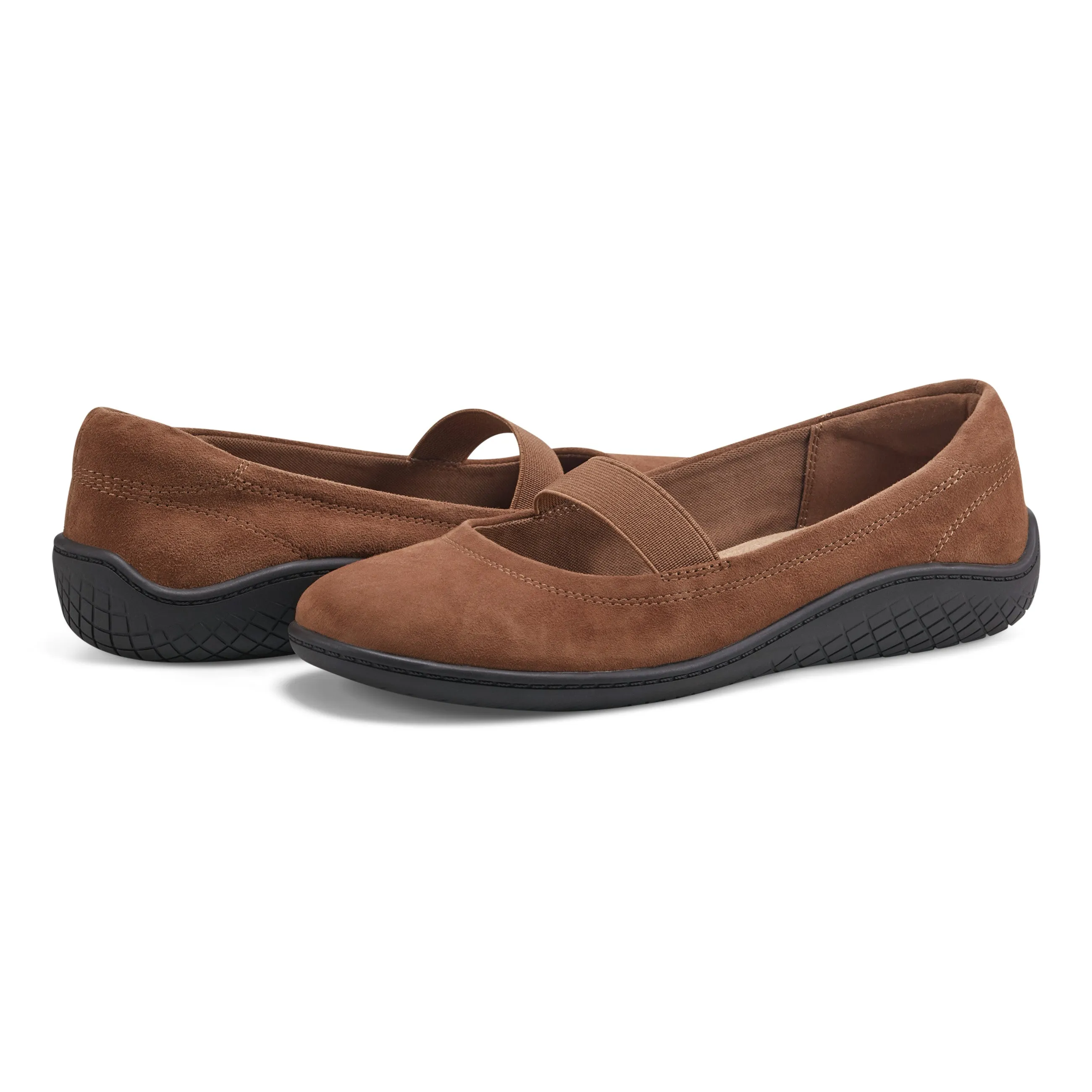 Golden Mary Jane Casual Ballet Flats