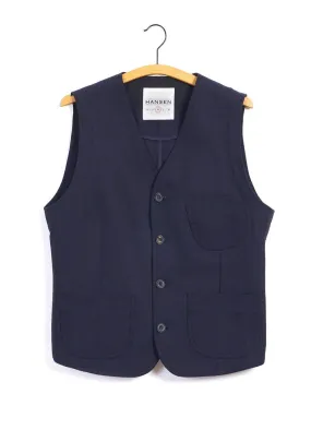 HARALD | Casual Waistcoat | Indigo