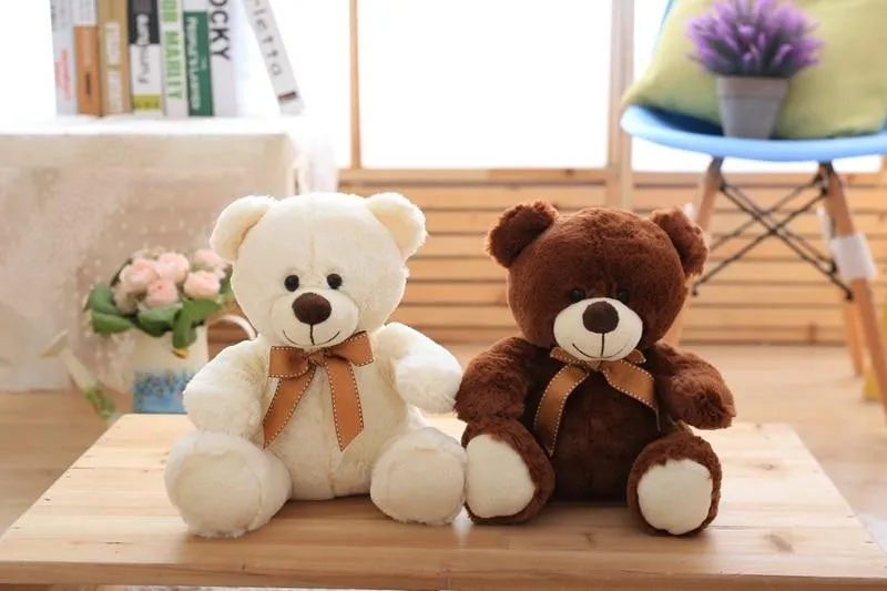 High Quality Toy Cartoon Teddy Bear Plush Toys 25cm Stuffed Plush Animals Bear Doll Birthday Gift For Children