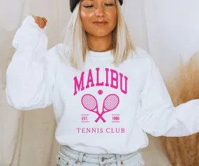 Malibu Tennis Club Cozy Crewneck Sweatshirt